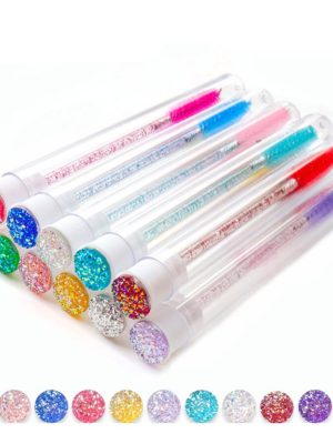 Glitter brushes Eyelash Brushes With Diamond Bottom