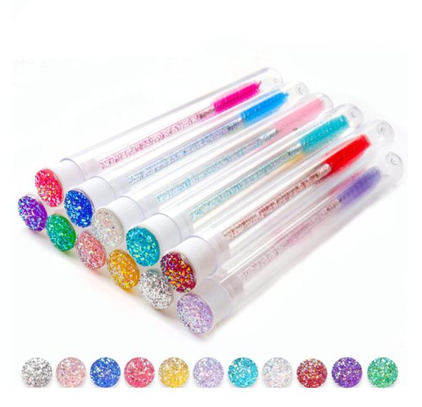 Eyelash Brushes With Diamond Bottom