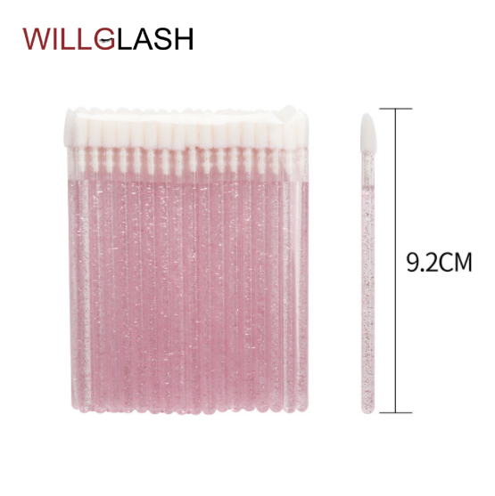 Lip Wand & Lashes Brush Duo For Eyelash Extensions