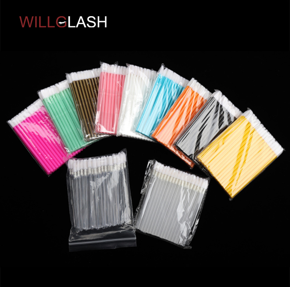 Lip Wand & Lashes Brush Duo For Eyelash Extensions