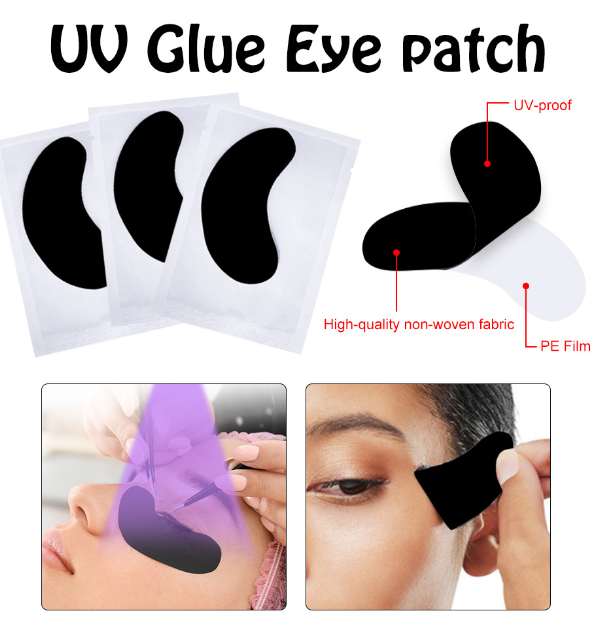 Black Eye Gel Patches for UV Lash System