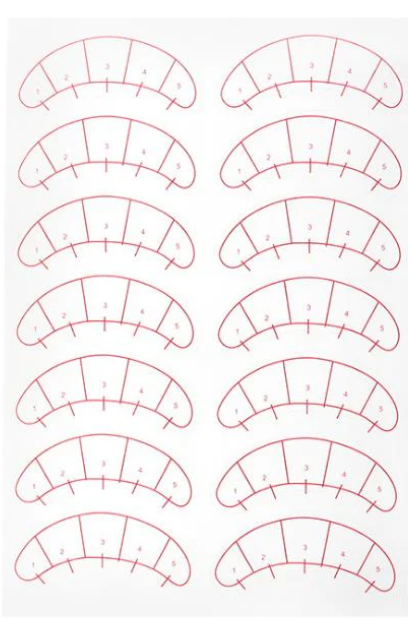 Lash Map 10pcs/Pack
